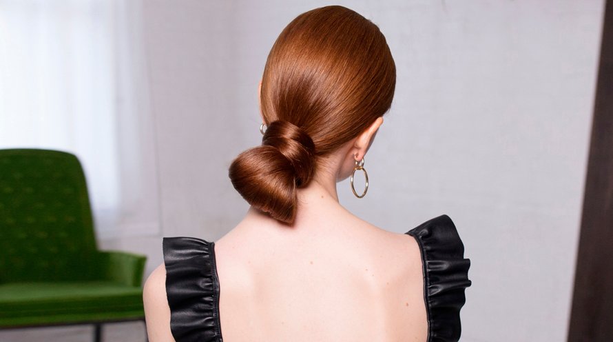 Sleek Low Knot Bun